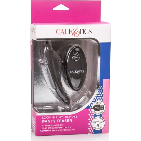 CALEXOTICS - XO REMOTE LOCK N PLAY PANTY TEASER VIBRACIJSKA KAPSULA 3
