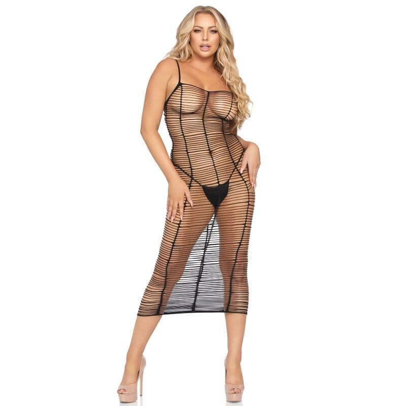 LEG AVENUE - MAXI ABITO A RETE ORIZZONTALE TAGLIA UNICA 2