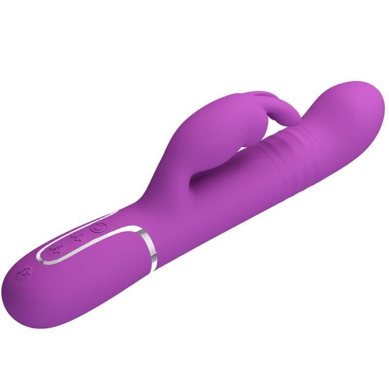 PRETTY LOVE - COALE 4 U 1 VIŠEFUNKCIJSKI RABBIT VIBRATOR, LJUBIČASTI 3