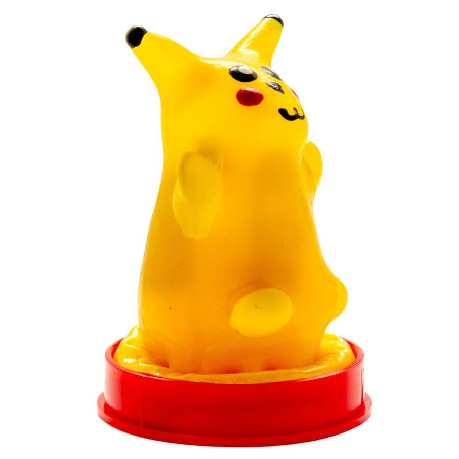CONDOMERIE - HANDPAINTED NOVELTY CONDOMS YELLOW MOUSE 2