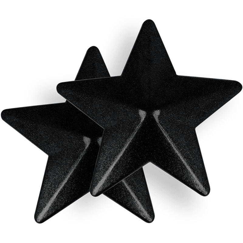 COQUETTE CHIC DESIRE - NIPPLE COVERS BLACK STARS 3