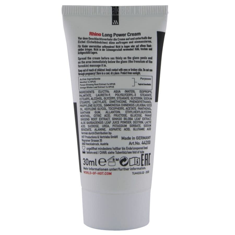 HOT - Rhino Long Power Crema 30 ML 3