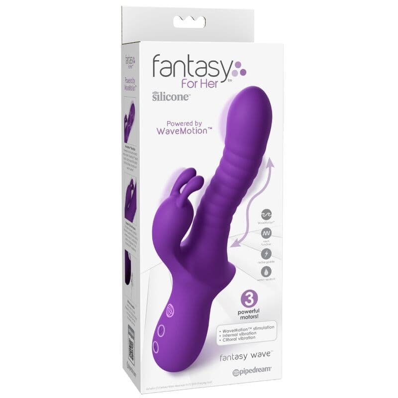 FANTASY FOR HER - Fantasy Wave polnilni vibrator WaveMotion, vijoličen 3