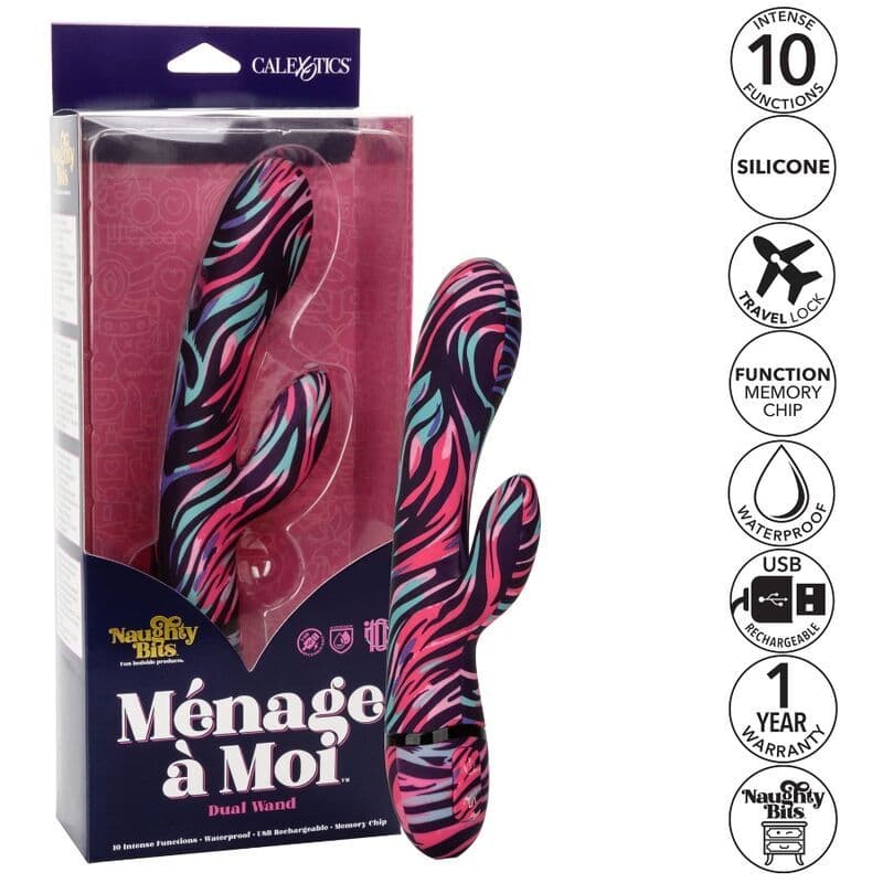 CALEXOTICS - DVOSTRUKI VIBRATOR MENAGE A MOI DUAL WAND 3