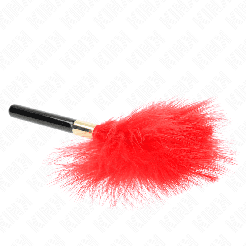 KINK - RED GOLD METAL TICKLE FEATHERS 18 CM 4