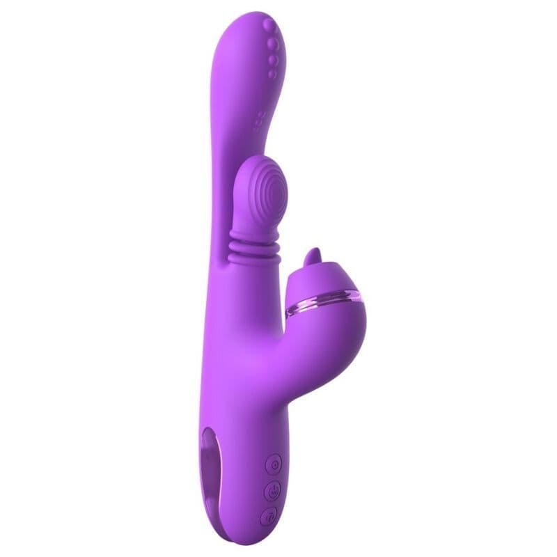 FANTASY FOR HER - INTIMOTION PULSE PRO VIBE RABBIT VIBRATOR PURPLE 2