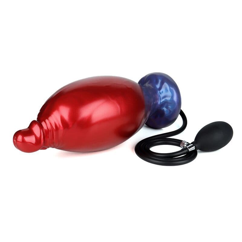 POWER MONSTERS - SHADOW BEHEMOTH BICOLOR INFLATABLE FANTASY SILICONE DILDO 22 CM Ø 5 CM 3