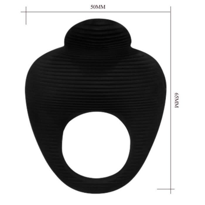 PRETTY LOVE - THIMBLE ANELLO VIBRATORE NERO 4