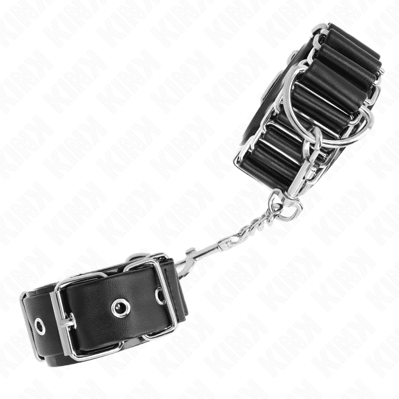 KINK - TENUTA DA POLSO SOTTILE A CERNIERA NERA REGOLABILE 16-22 CM X 3,5 CM 3