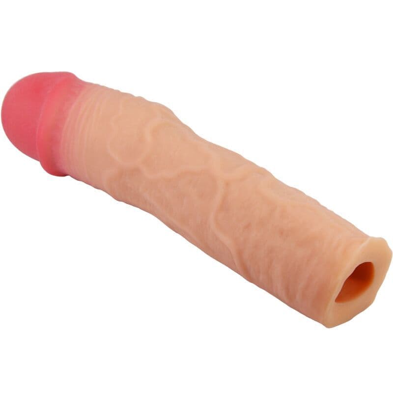 PRETTY LOVE - STEVENSON NAVLAKA ZA PENIS S 7,6 CM PRODUŽETKOM, PRIRODNA BOJA 3