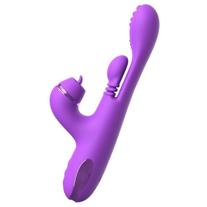FANTASY FOR HER - INTIMOTION PULSE PRO VIBE RABBIT VIBRATOR PURPLE 4