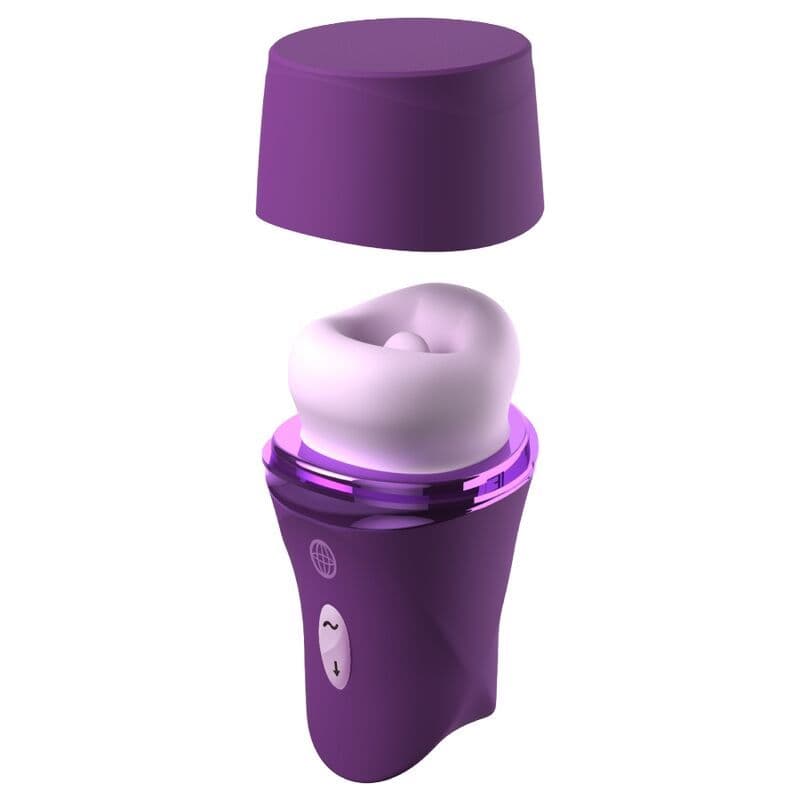 FANTASY FOR HER - Lush Kiss Plush ljubičasti sesalac i lizajući klitoriski stimulator 3