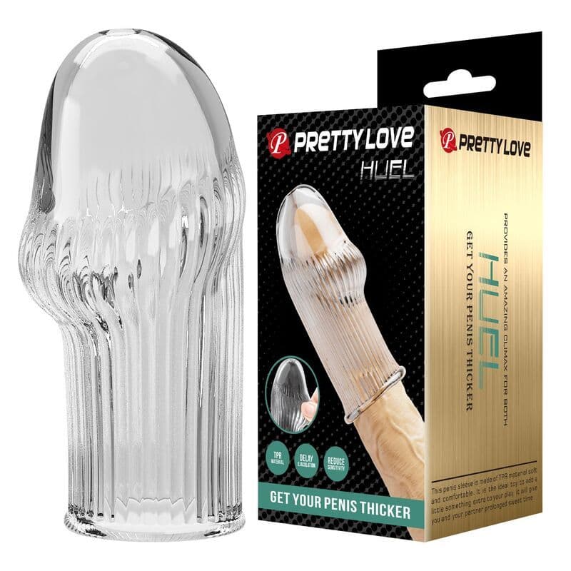 PRETTY LOVE - HUEL NAVLAKA ZA PENIS ZA DEBLJI PENIS PROZIRNA