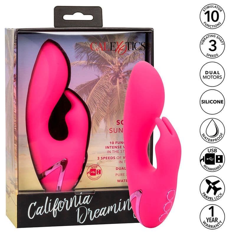 CALEXOTICS - SO. CAL SUNSHINE VIBRATOR RABBIT FUCHSIA BY CALIFORNIA DREAMING 2