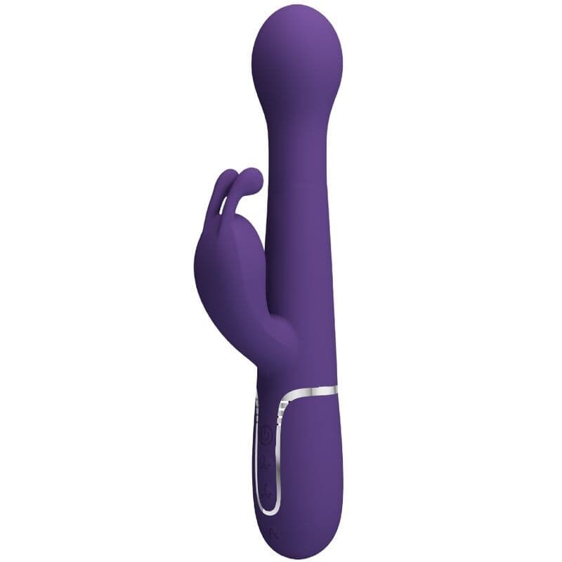 PRETTY LOVE - DEJON VIBRATOR ZEKO 3-U-1, LJUBIČASTI 2