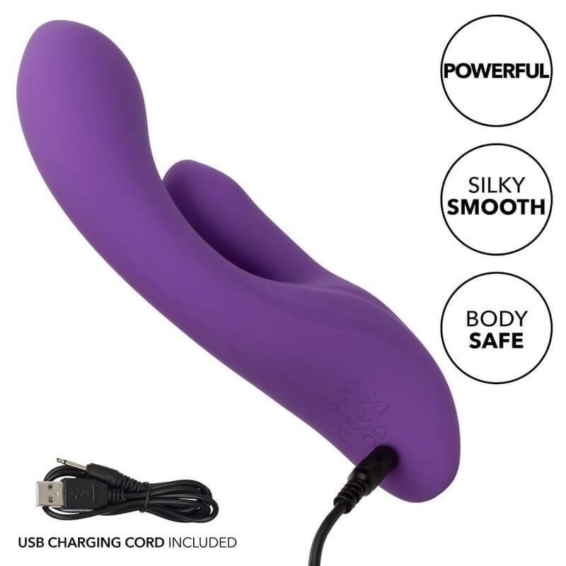 CALEXOTICS - STELLA DUAL PLEASER VIBRATOR VIJOLIČEN 4