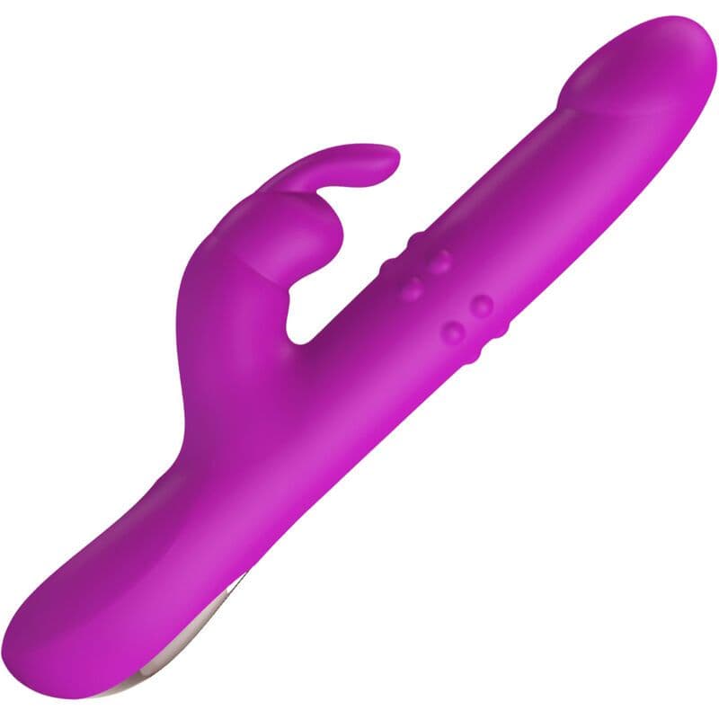 PRETTY LOVE - REESE RABBIT VIBRATOR Z VRTENJEM, VIJOLIČEN 4