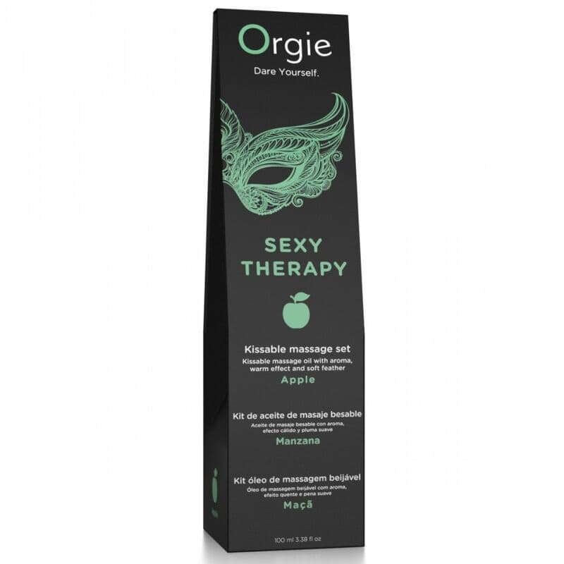 ORGIE - LIPS MASSAGE APPLE KISSABLE MASSAGE SET 100 ML 2