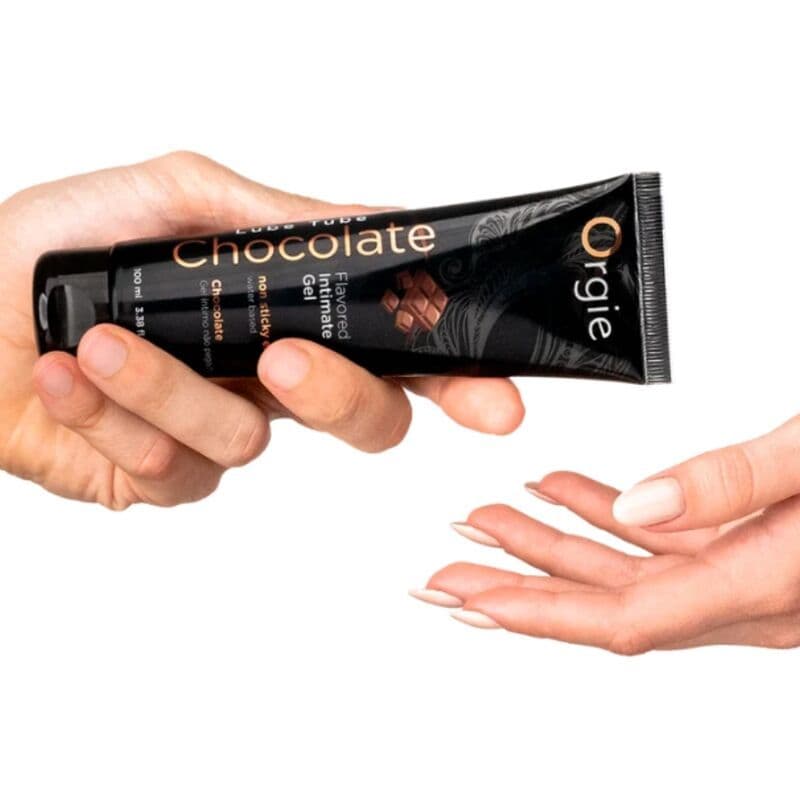 ORGIE - Lube tube chocolate kissable water-based intimni gel, 100 ML 2