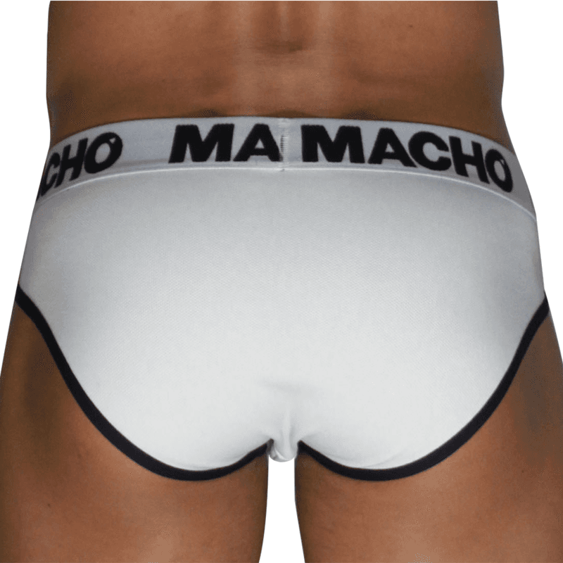 MACHO - MCH006 CLASSIC SLIP WHITE + BLACK 3