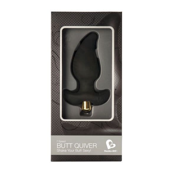 ROCKS-OFF - STIMOLATORE BUTT QUIVER P-POINT 7 VELOCIT NERO 2