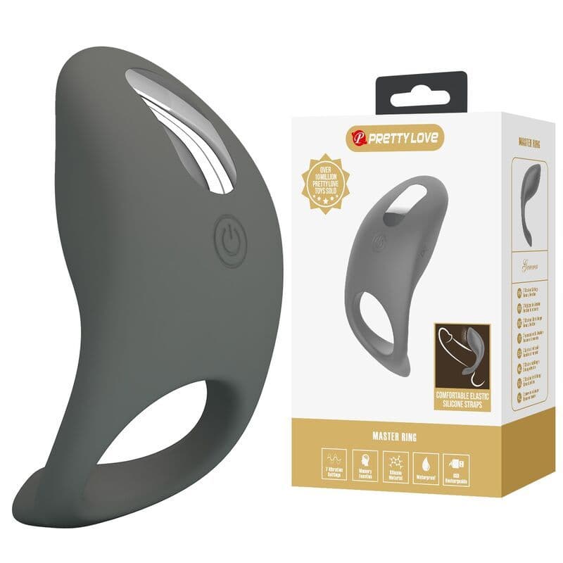 PRETTY LOVE - ANELLO VIBRANTE RICARICABILE IN SILICONE MORBIDO 3
