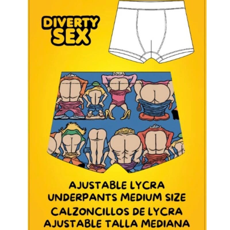 DIABLO PICANTE - Diverty Sex bokserice s uzorkom stražnjica (M)