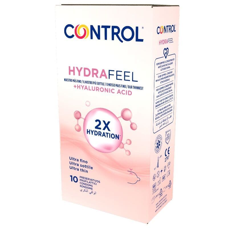 CONTROL - Hydrafeel ultra tanki kondomi s hialurono kislino, 10 kosov 3