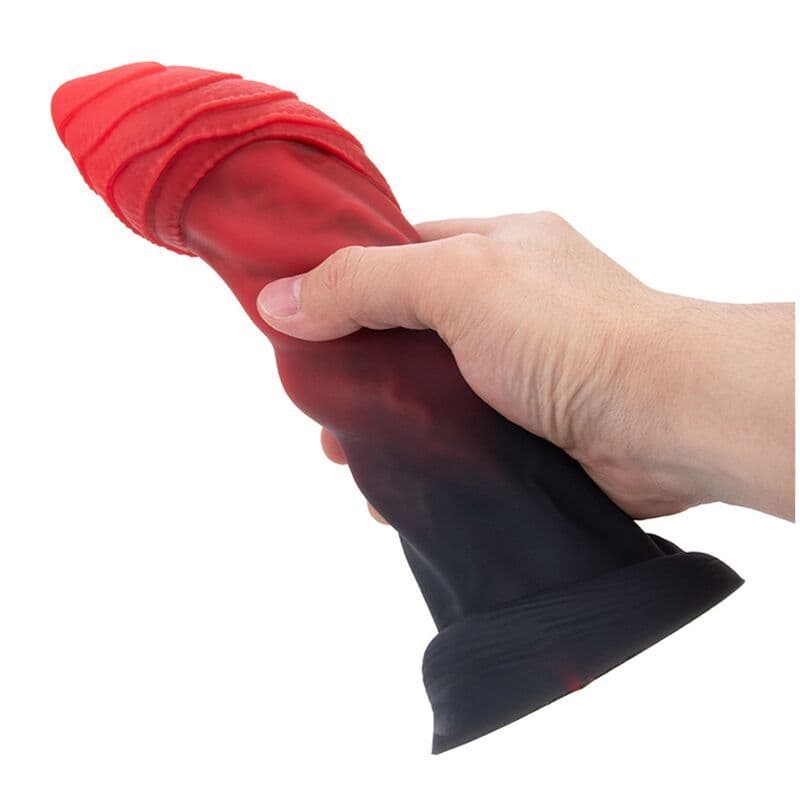 POWER MONSTERS - INFERNAL GOLIATH BICOLOR FANTASY SILICONE DILDO 25 CM Ø 6 CM 4