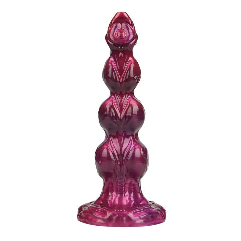 POWER MONSTERS - PRIMAL BEASTLORD PINK TRANSLUCENT FANTASY SILICONE DILDO 26 CM Ø 5 CM 4