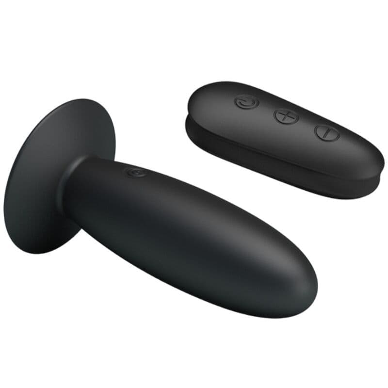 MR PLAY - PLUG ANALE CON TELECOMANDO VIBRAZIONE NERO 3