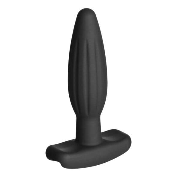 ELECTRASTIM - SILIKON SCHWARZ ROCKER BUTT PLUG KLEIN 3