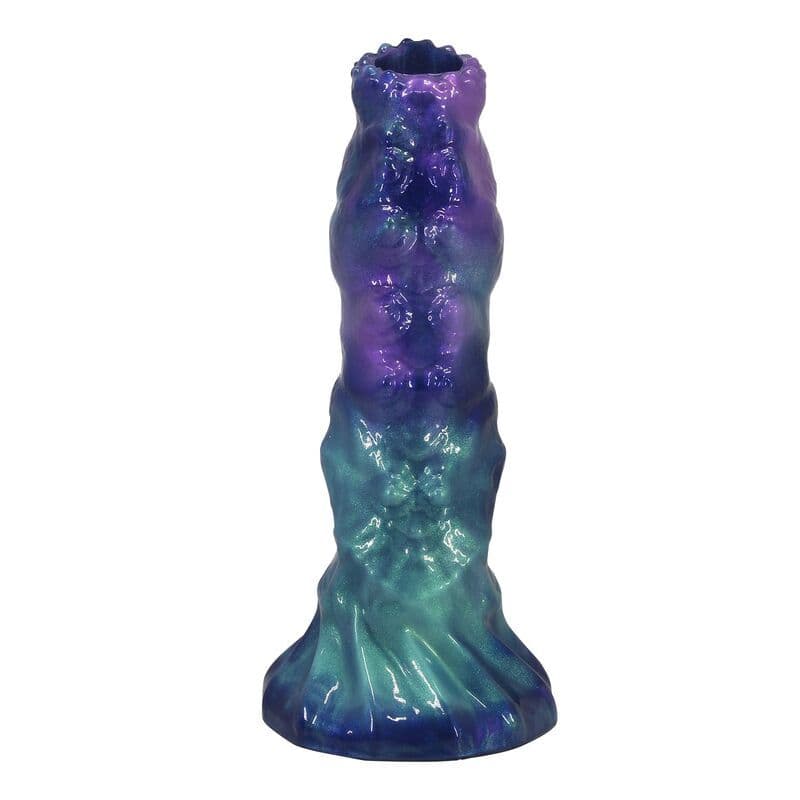 POWER MONSTERS - DUSKWALKER SENTINEL TRICOLOR INFLATABLE FANTASY SILICONE DILDO 23 CM Ø 5 CM 4