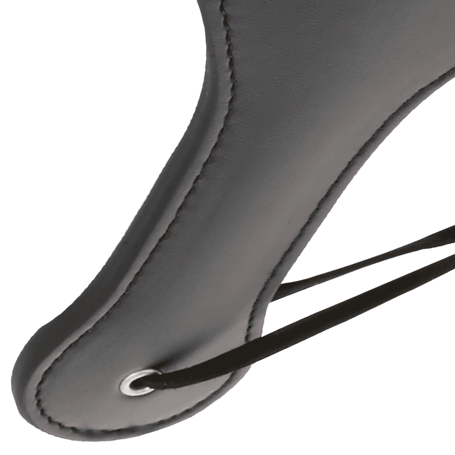DARKNESS - ROUNDED BLACK FETISH PADDLE 2
