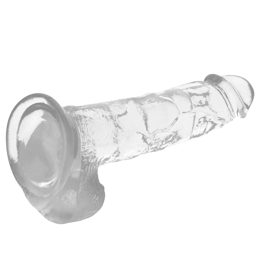 X RAY - CAZZO TRASPARENTE CON SFERE 22 CM -O- 4.6 CM 3