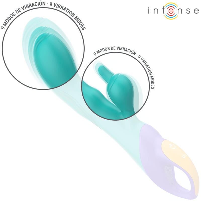 INTENSE - FRED RABBIT VIBRATOR BLUE 3