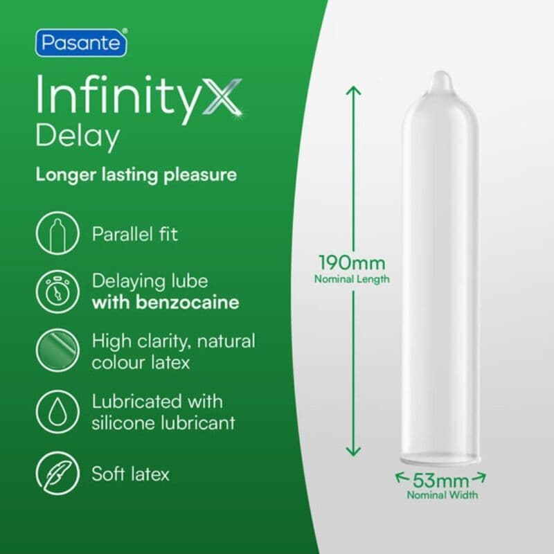 PASANTE - Delay Infinity kondomi, 12 komada 3