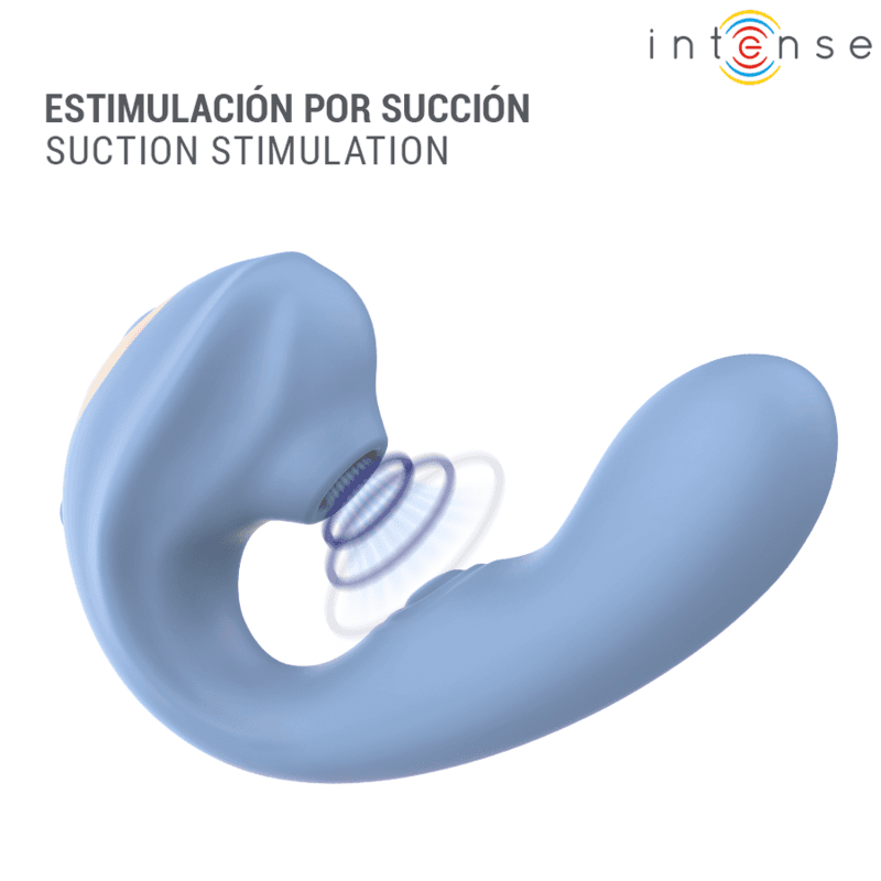 INTENSE - STIMOLATORE CLITORIDEO MULTIFUNZIONE GINA BLU 4