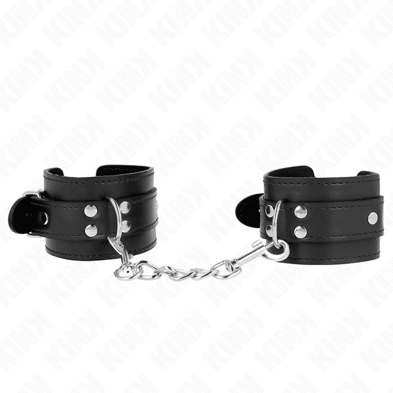 KINK - SIMPLE WRIST RESTRAINTS BLACK ADJUSTABLE 20-23 CM X 5.5 CM 2