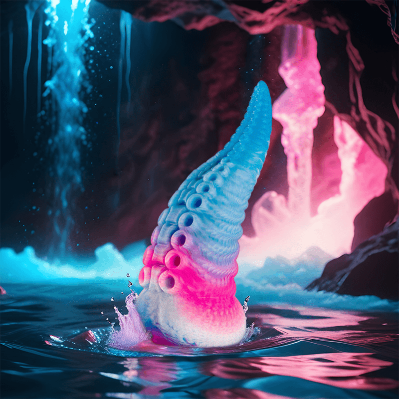 EPIC - PHORCYS Blue Tentacle dildo mali 3