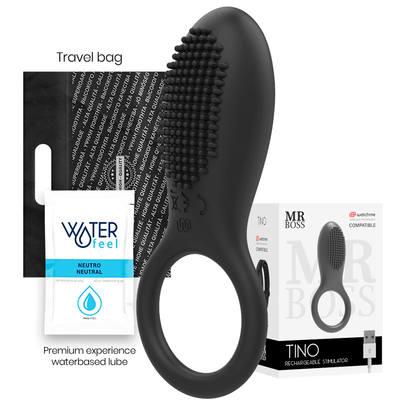 MR BOSS - TINO STIMULATIONSRING + WATCHME-FERNBEDIENUNG 2