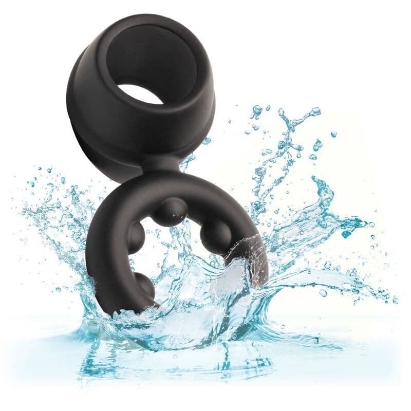 CALEXOTICS - ALPHA DUAL MAGNUM PRSTEN ZA PENIS, CRNI 4