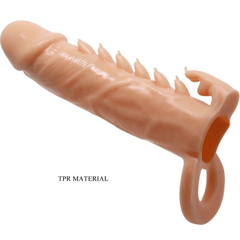 PRETTY LOVE - EMMIT OVOJ ZA PENIS S STIMULATORJEM KLITORISA, POLT 2