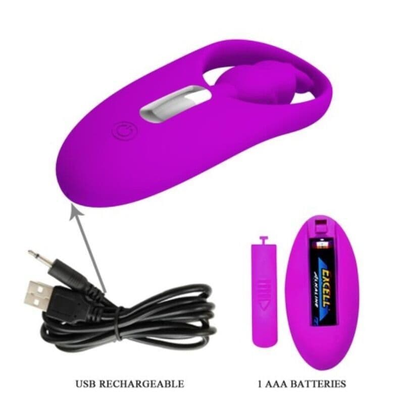 PRETTY LOVE - WILD RABBIT STIMULATOR FOR PANTIES WITH REMOTE CONTROL LILAC 4