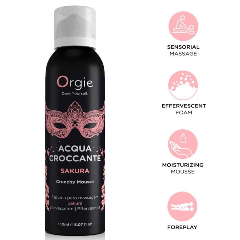 ORGIE - Acqua Croccante Sakura hrskava masažna pjena, 150 ml