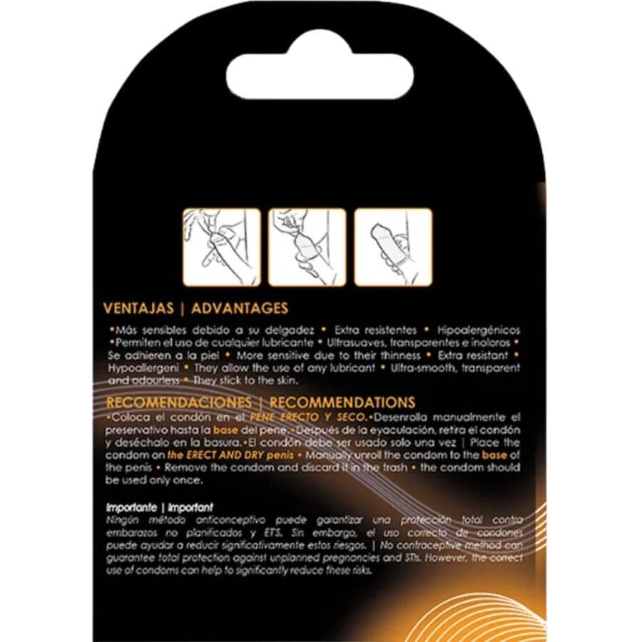 UNIQ - CLASSIC LATEX FREE CONDOMS 3 UNITS 2