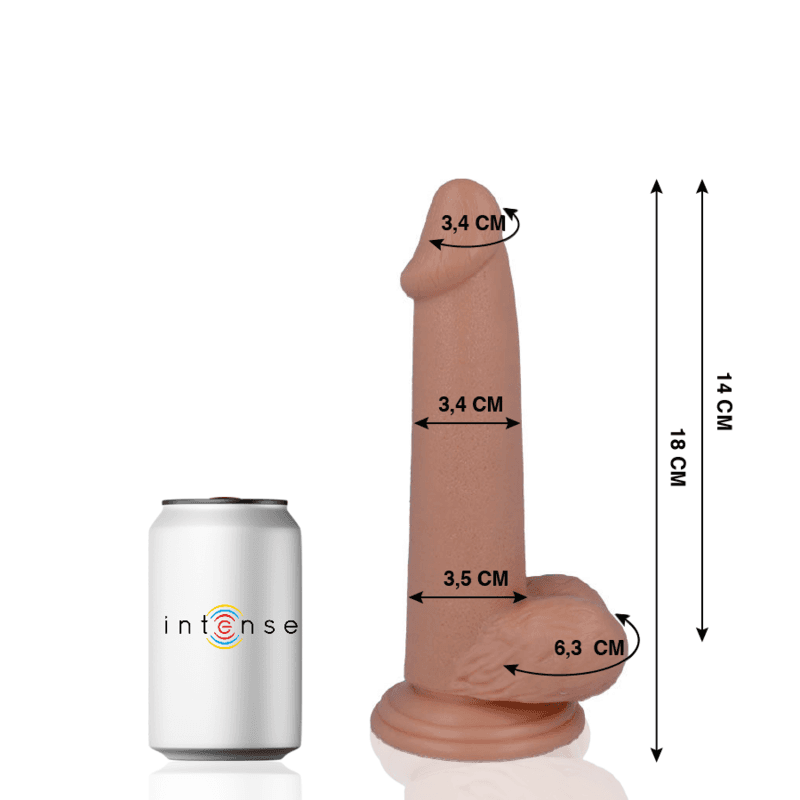MR INTENSE - 10 REALISTIC COCK 18 CM -O- 3.4 CM 2
