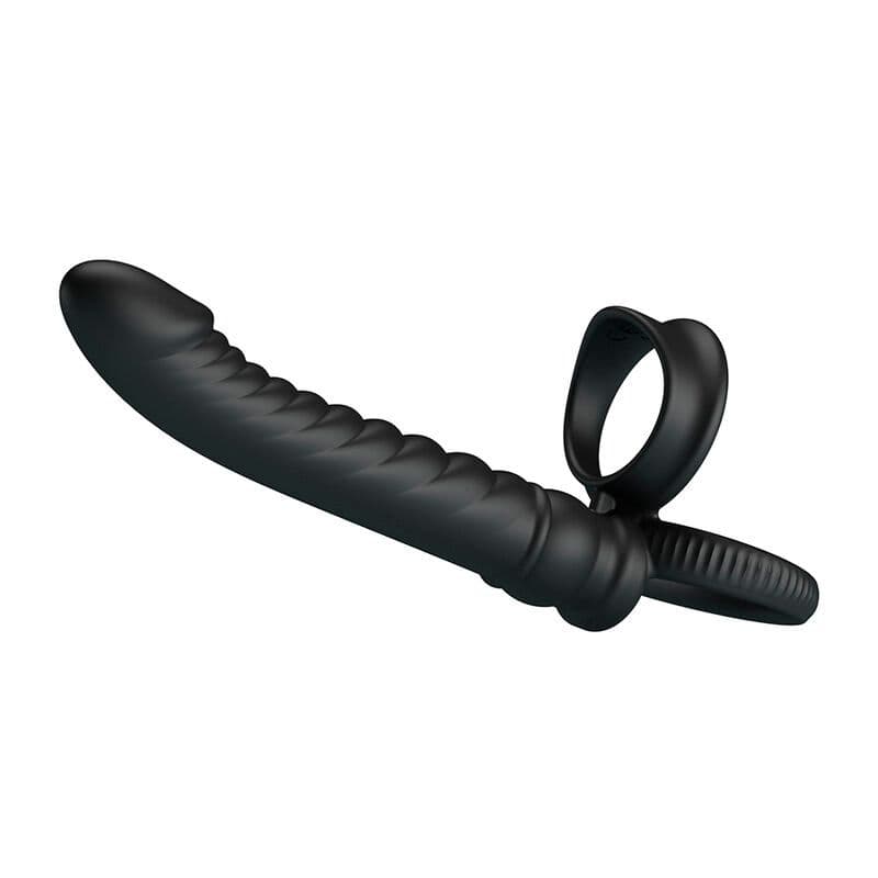 PRETTY LOVE - MERRITT ANALVIBRATOR MIT RING UND VIBRATIONSFUNKTION, SCHWARZ 4
