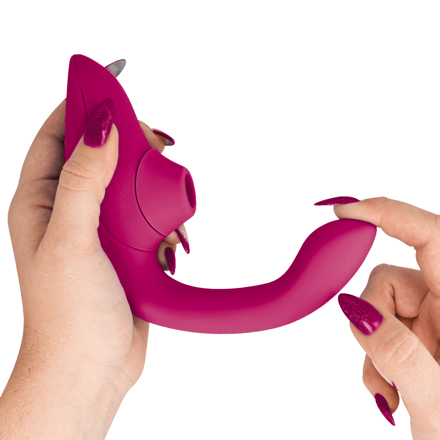 WOMANIZER - Blend Kaninchen-Vibrator Stimulator Lebendiges Rosa 4