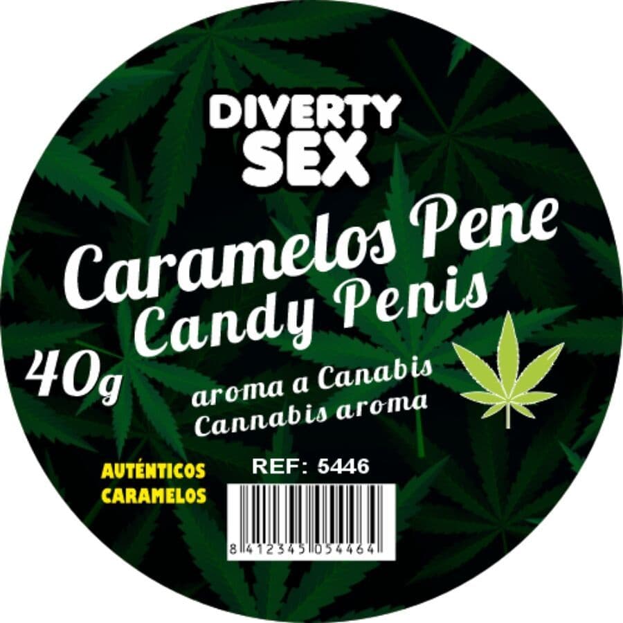 DIABLO GOLOSO - 20 CANNABIS AROMA PENIS CANDIES 2